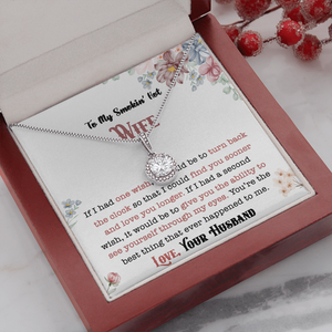 To My Smokin' Hot Wife - Love You Longer - Necklace DR01v5