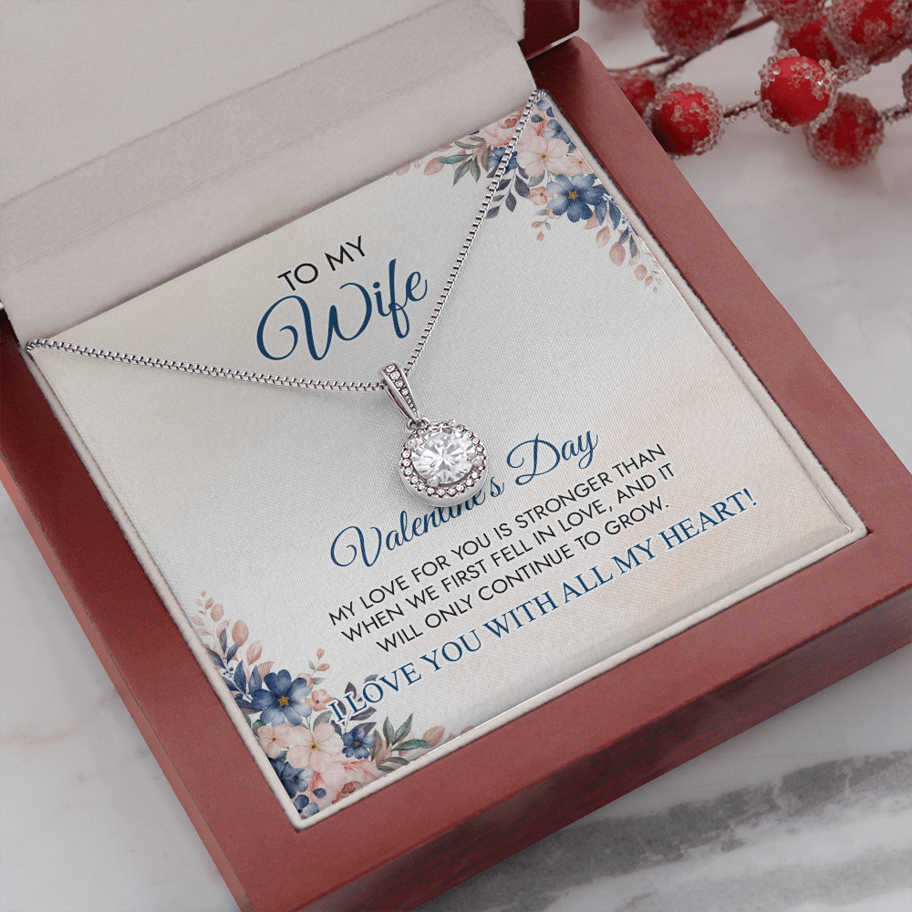 To My Wife - Happy Valentine's Day - Necklace SO23v5.1