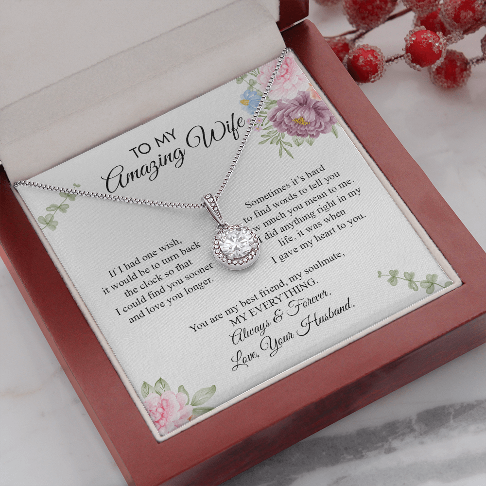 To My Amazing Wife - Love You Longer - Necklace SO20v5