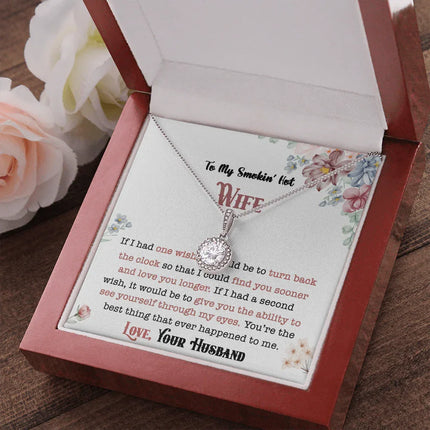 To My Smokin' Hot Wife - Love You Longer - Necklace DR01v5 - Charming Present