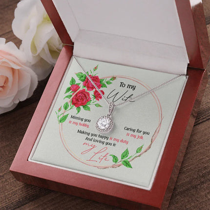 To My Wife - Missing You - Necklace KT19 - Charming Present