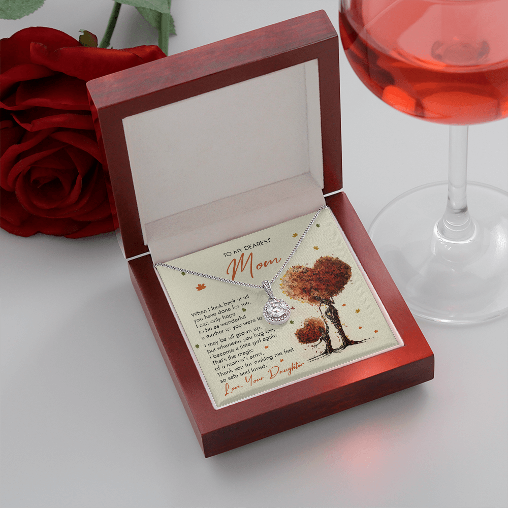 To My Dearest Mom - Safe And Love - Necklace SO38