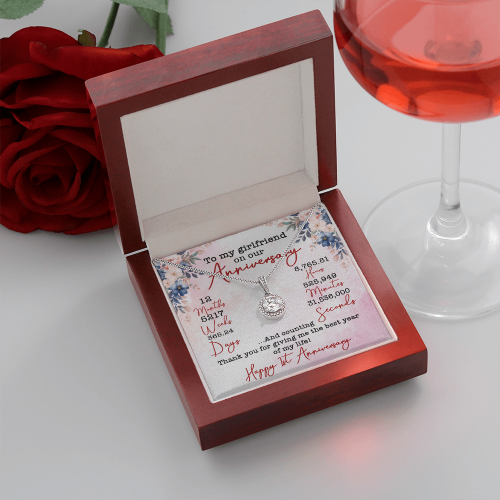 TO MY GIRLFRIEND ON OUR ANIVERSARY NECKLACE SO02v5