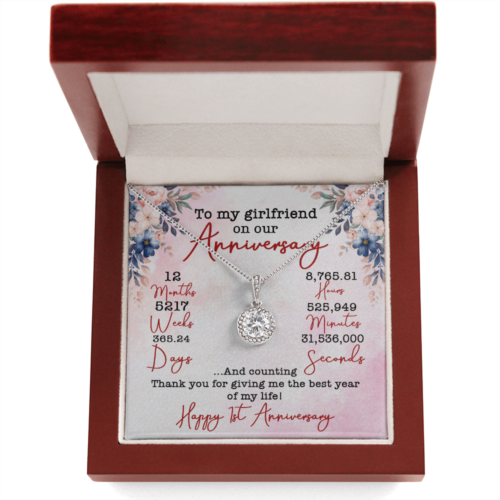 TO MY GIRLFRIEND ON OUR ANIVERSARY NECKLACE SO02v5