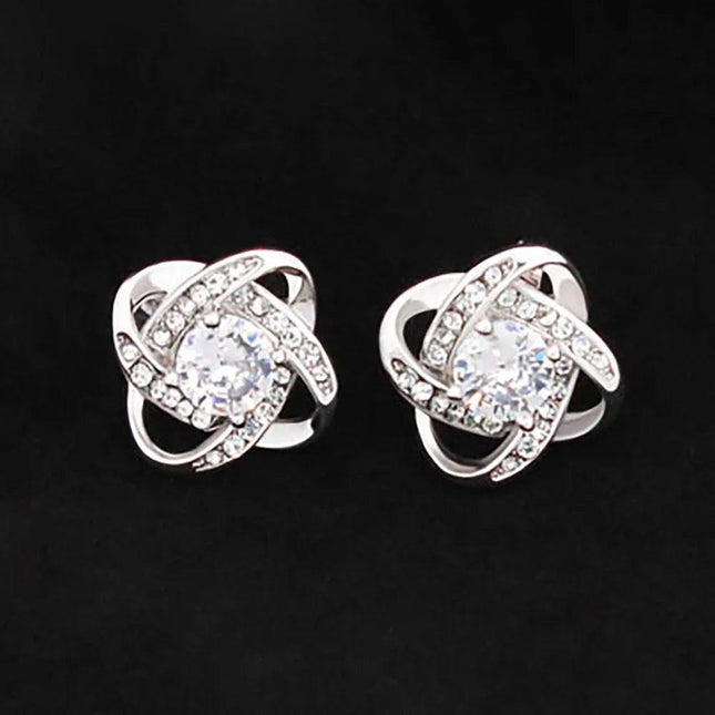 Love Knot Stud Earrings - Charming Present