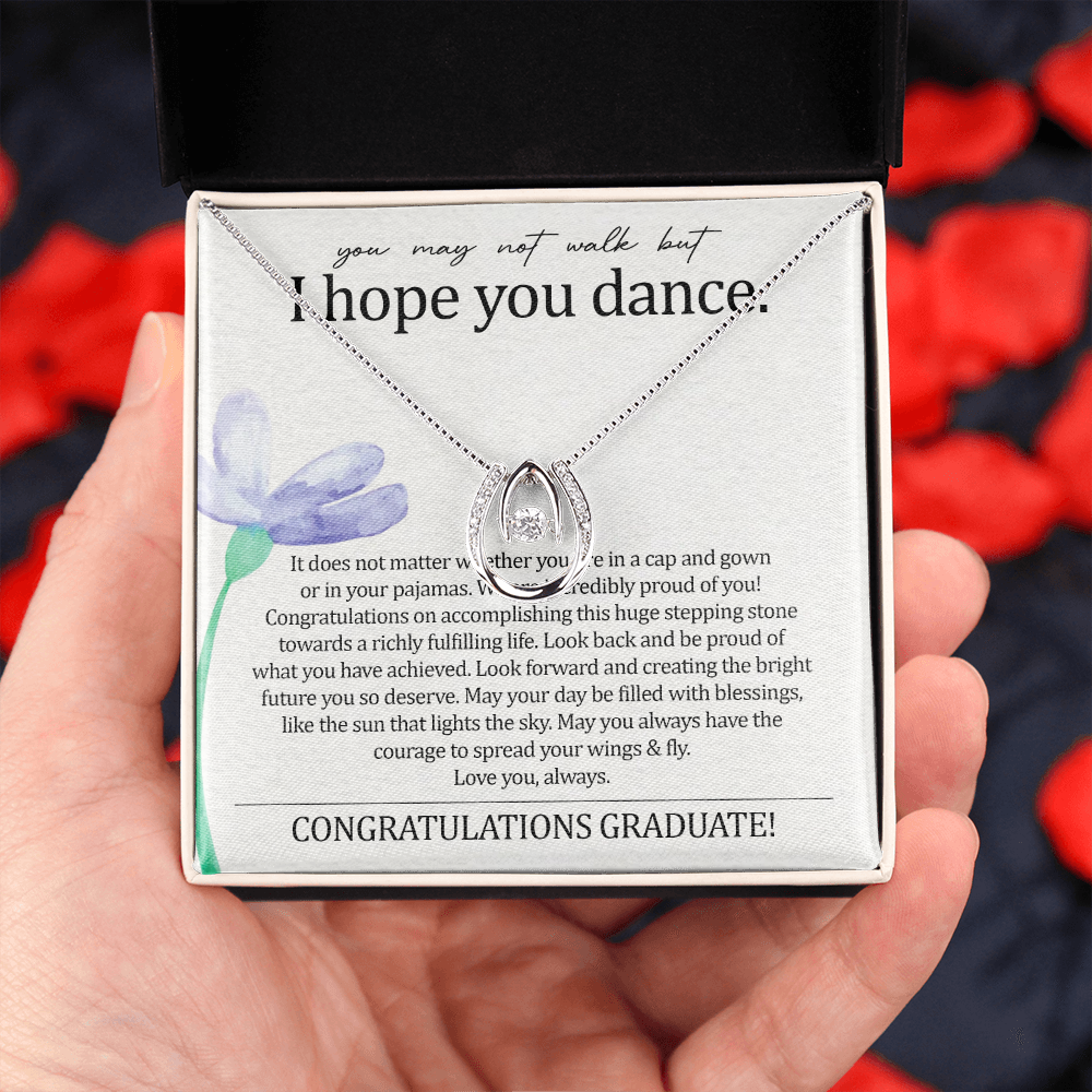 To My Daughter - I Hope You Dance - Lucky Necklace SO140T