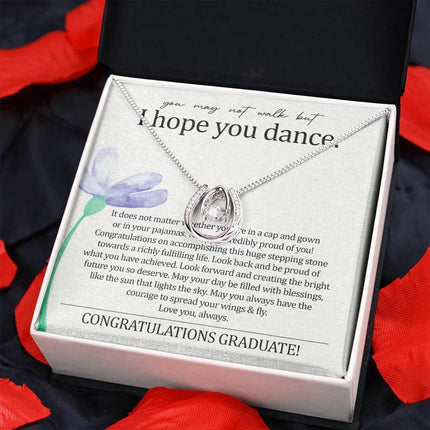 To My Daughter - I Hope You Dance - Lucky Necklace SO140T - Charming Present