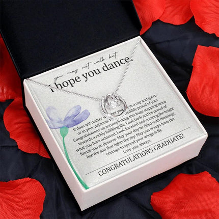 To My Daughter - I Hope You Dance - Lucky Necklace SO140T - Charming Present