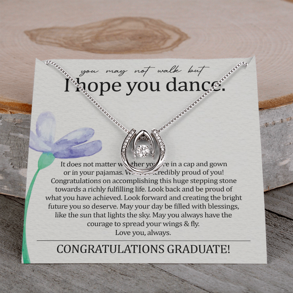 To My Daughter - I Hope You Dance - Lucky Necklace SO140T