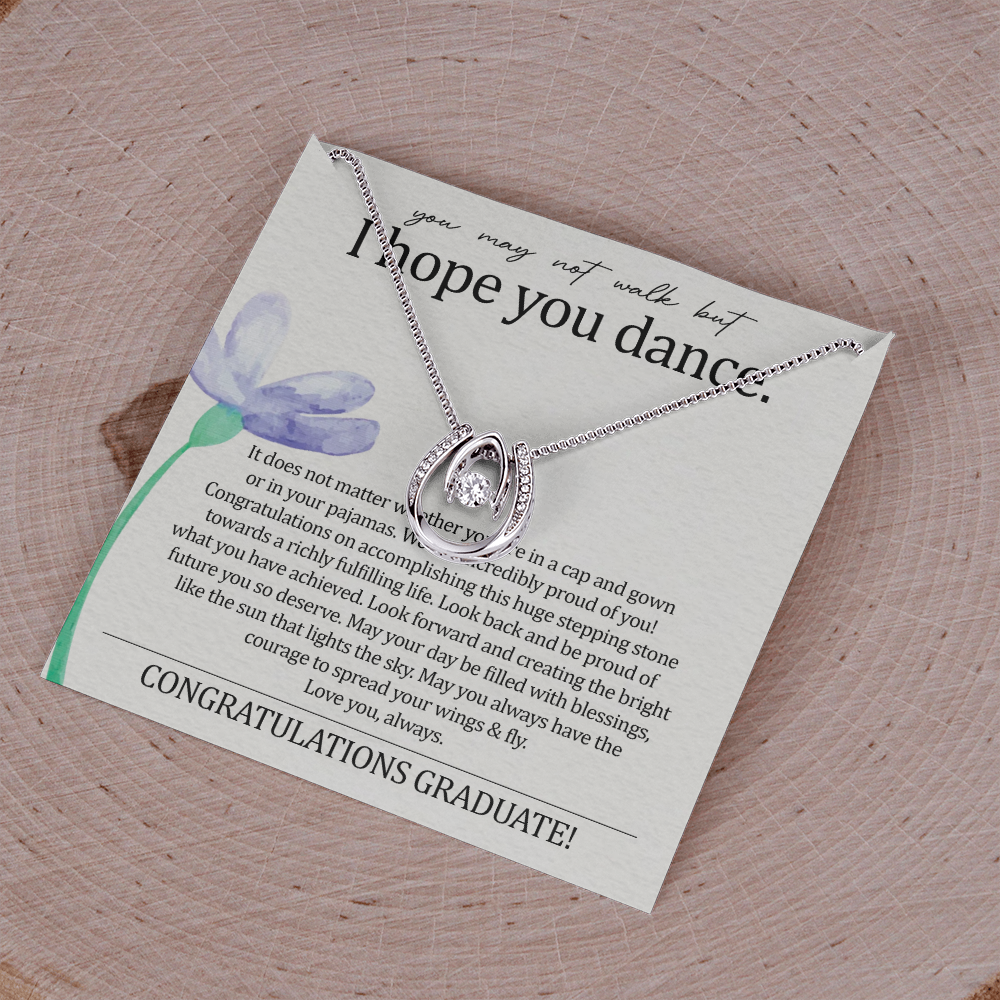 To My Daughter - I Hope You Dance - Lucky Necklace SO140T