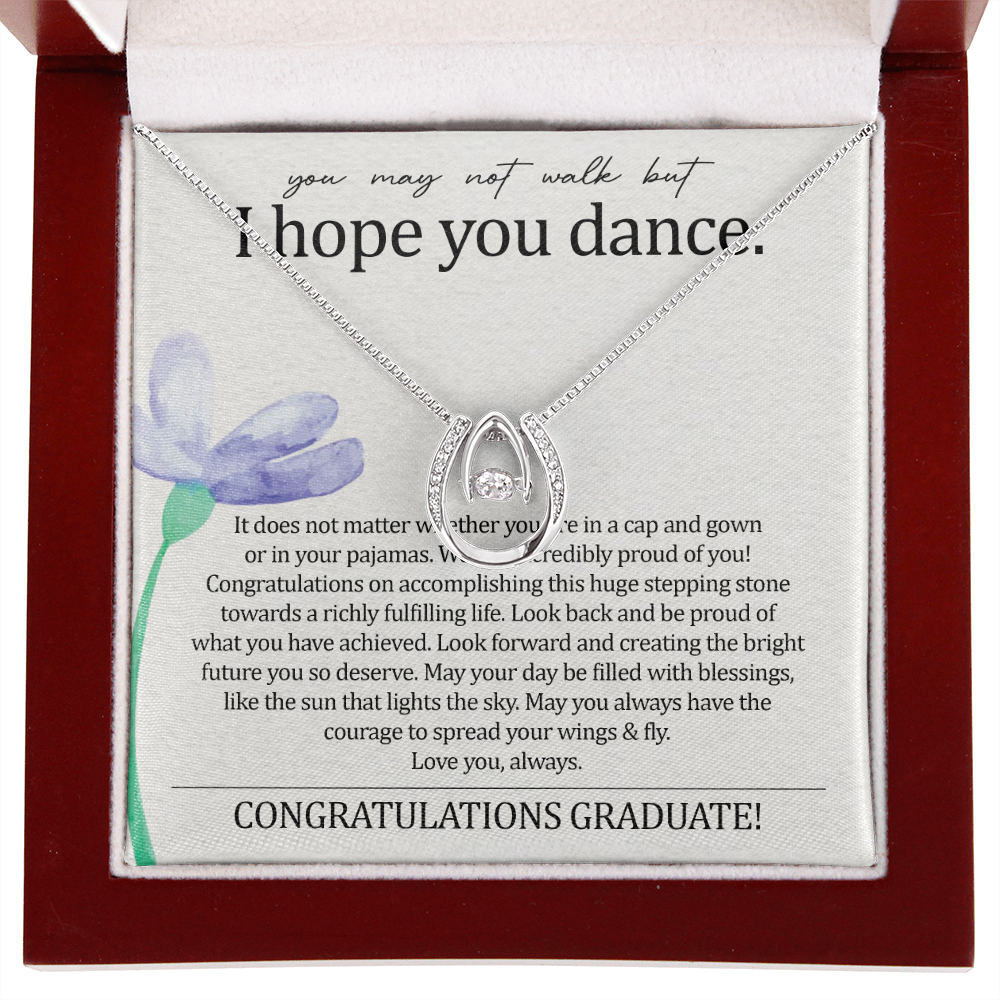 To My Daughter - I Hope You Dance - Lucky Necklace SO140T