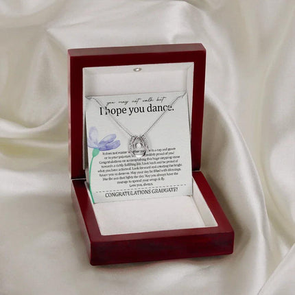 To My Daughter - I Hope You Dance - Lucky Necklace SO140T - Charming Present