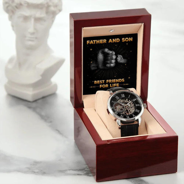 Father And Son - Best Friends For Life - Watch WH02 - Charming Present