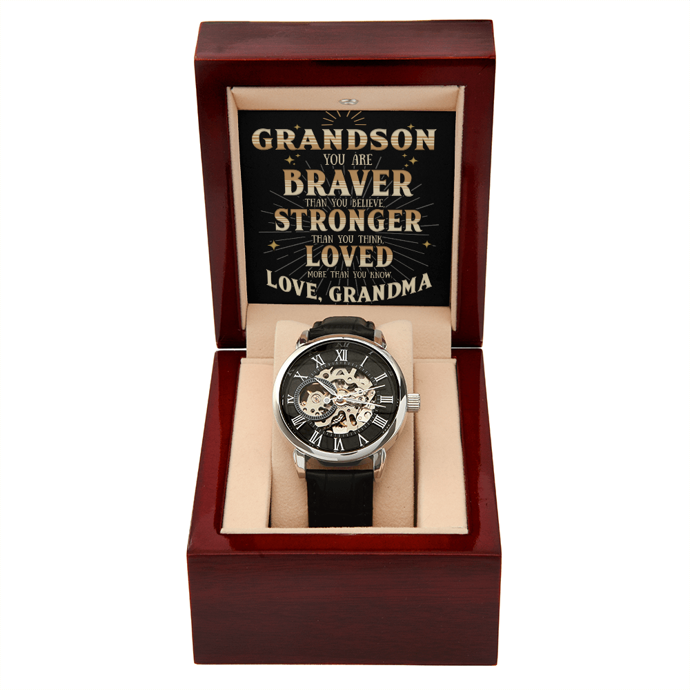 To My Grandson - Braver Stronger And Loved More - Watch WH01T
