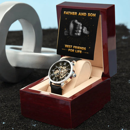 Father And Son - Best Friends For Life - Watch WH02 - Charming Present