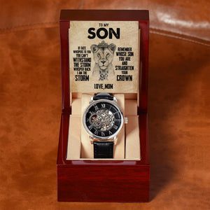 Son - Mom - Remember Whose Son You Are - Openwork Watch