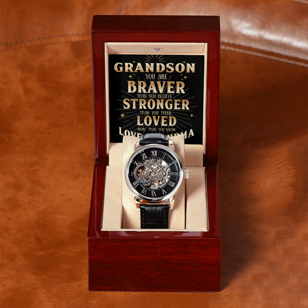 To My Grandson - Braver Stronger And Loved More - Watch WH01T