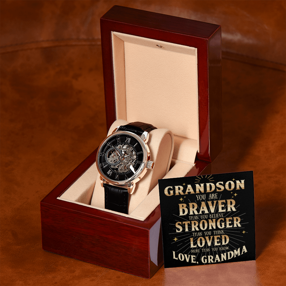 To My Grandson - Braver Stronger And Loved More - Watch WH01T