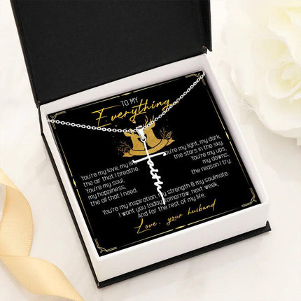 To My Everything - You Are My Soul And Happiness - Faith Necklace SO115T - Charming Present