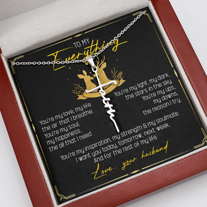 To My Everything - You Are My Soul And Happiness - Faith Necklace SO115T