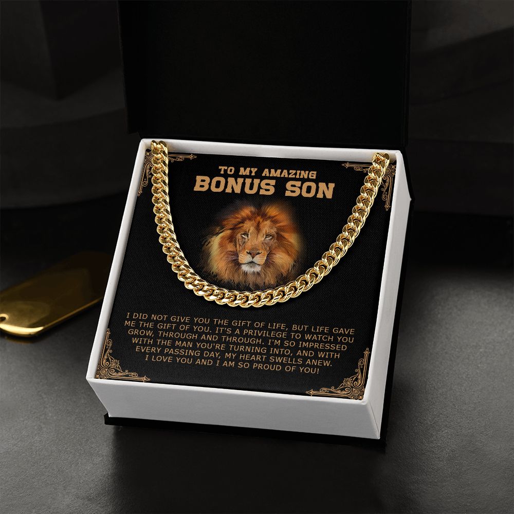 Bonus Son - I Am So Proud Of You - Cuban Link Chain SO189V