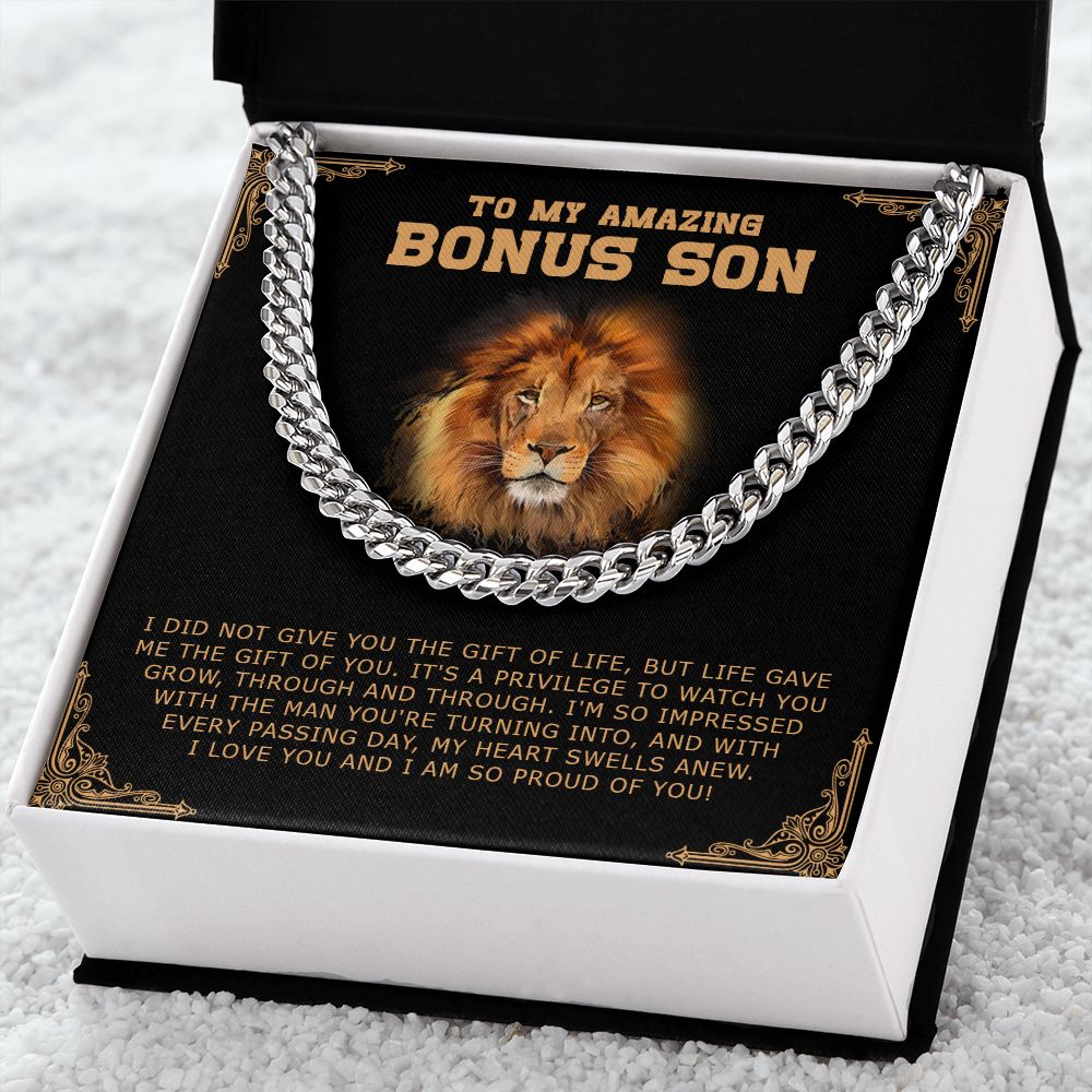 Bonus Son - I Am So Proud Of You - Cuban Link Chain SO189V