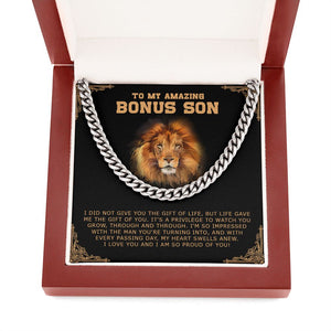 Bonus Son - I Am So Proud Of You - Cuban Link Chain SO189V
