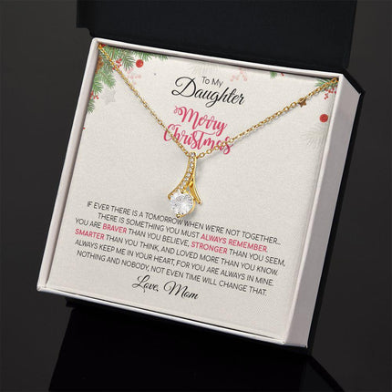 Daughter Mom - Merry Christmas - Alluring Beauty Necklace - Charming Present