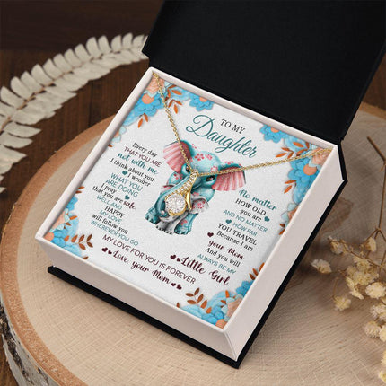 Daughter - Mom - Safe Well And Happy - Alluring Beauty Necklace - Charming Present