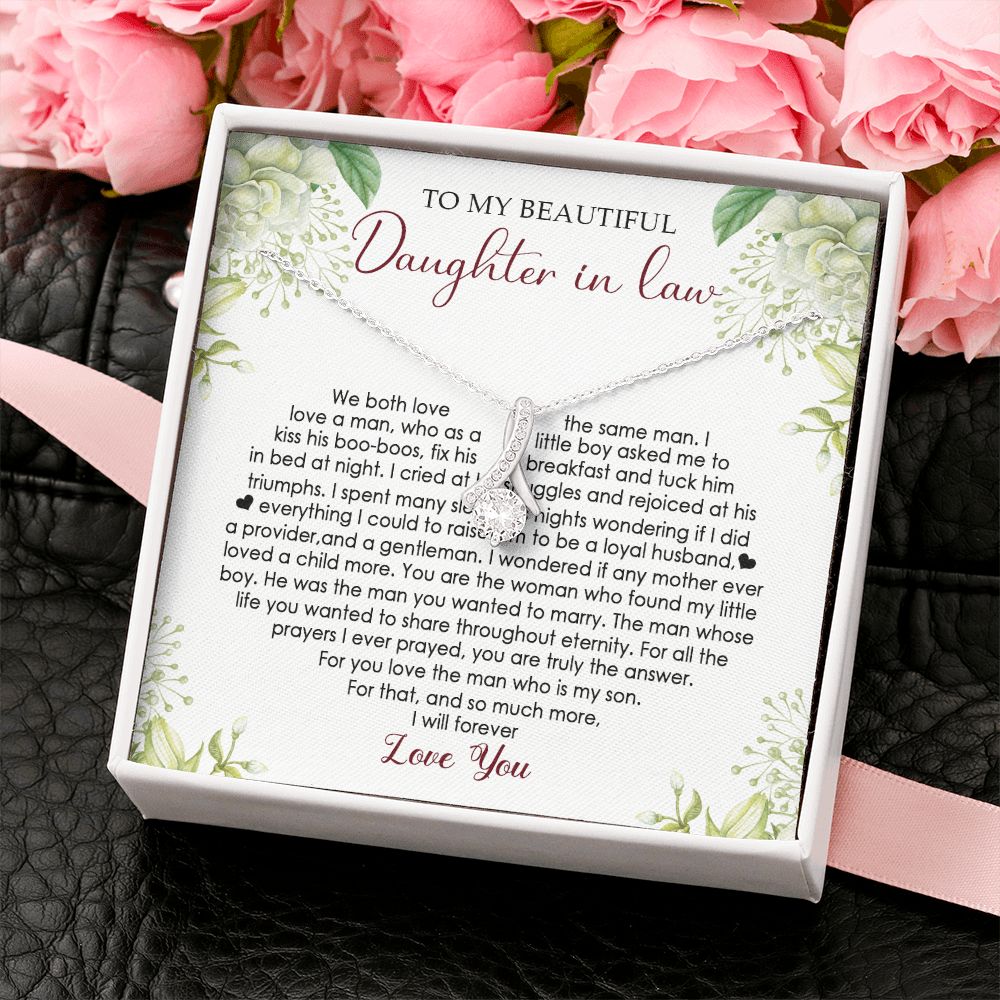 Daughter In Law - I Will Forever Love You - Alluring Beauty Necklace