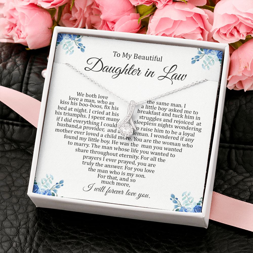 Daughter In Law - I Will Forever Love You - Alluring Beauty Necklace