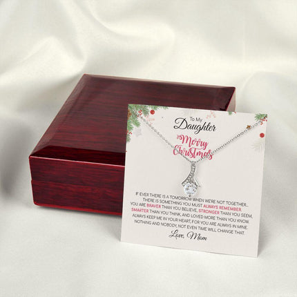 Daughter Mom - Merry Christmas - Alluring Beauty Necklace - Charming Present