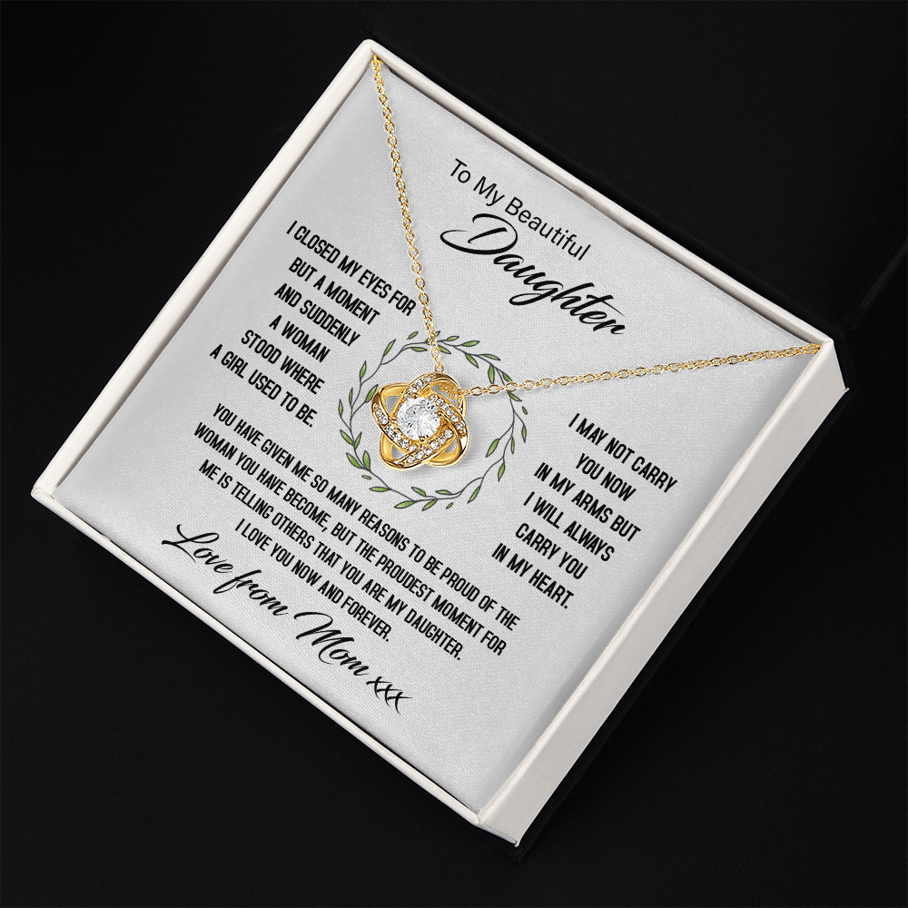 To My Beautiful Daughter - My Proudest Moment - Necklace SO144Tv2