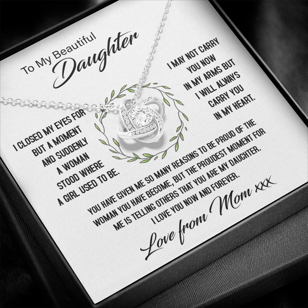 To My Beautiful Daughter - My Proudest Moment - Necklace SO144Tv2