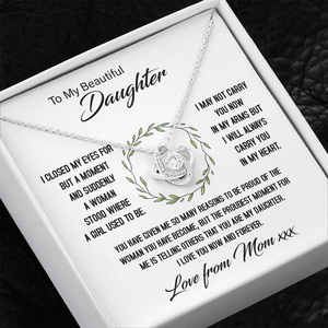 To My Beautiful Daughter - My Proudest Moment - Necklace SO144Tv2