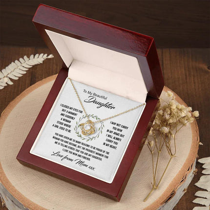 To My Beautiful Daughter - My Proudest Moment - Necklace SO144Tv2 - Charming Present
