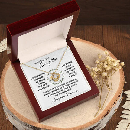 To My Beautiful Daughter - My Proudest Moment - Necklace SO144Tv2 - Charming Present