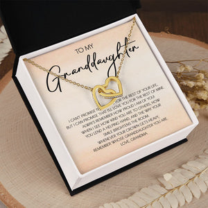 Granddaughter - Grandma - Love You For The Rest Of Life - Forever Love Necklace