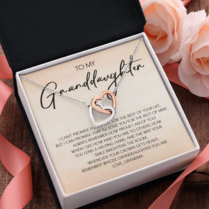 Granddaughter - Grandma - Love You For The Rest Of Life - Forever Love Necklace