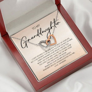 Granddaughter - Grandma - Love You For The Rest Of Life - Forever Love Necklace