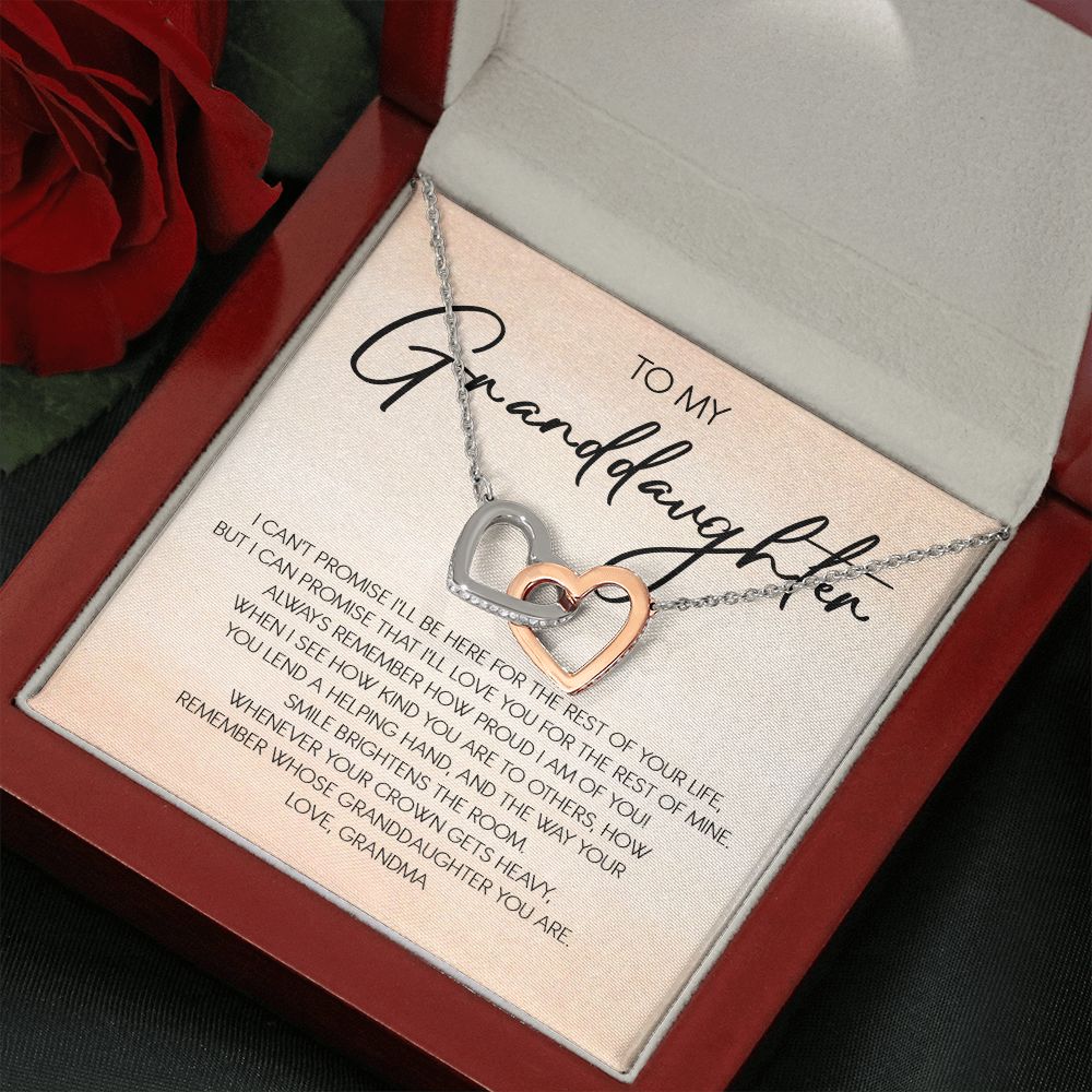 Granddaughter - Grandma - Love You For The Rest Of Life - Forever Love Necklace