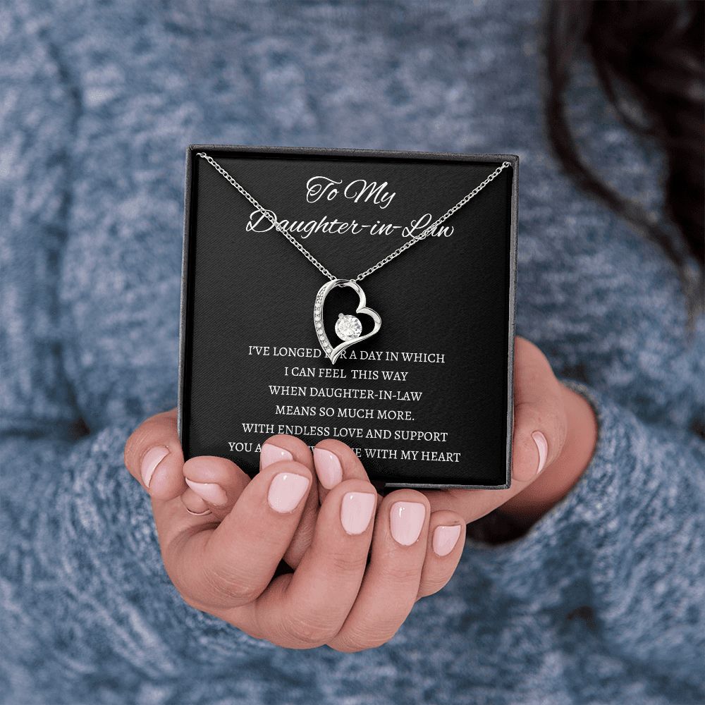 Daughter In Law - You Are Forever One - Forever Love Necklace