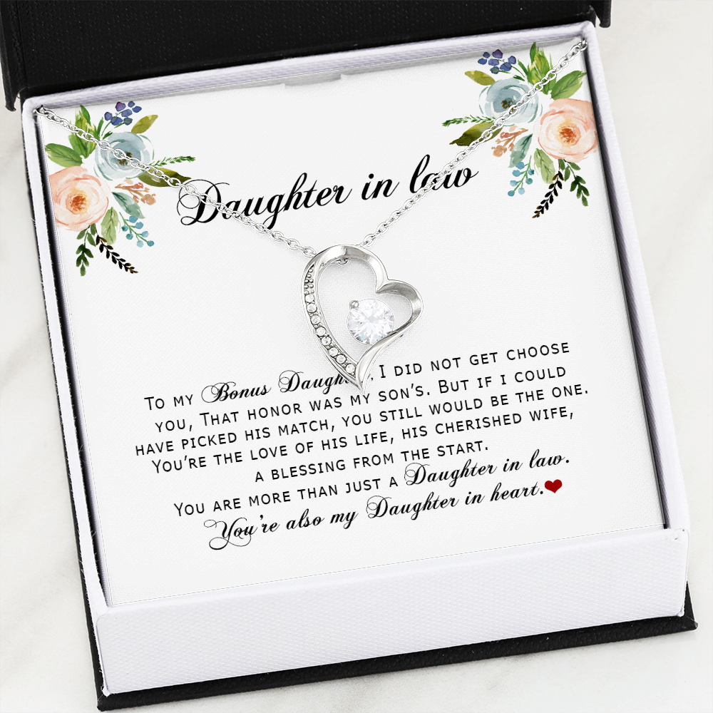 Daughter In Law - You Are Also My Daughter In Heart - Forever Love Necklace SO167V