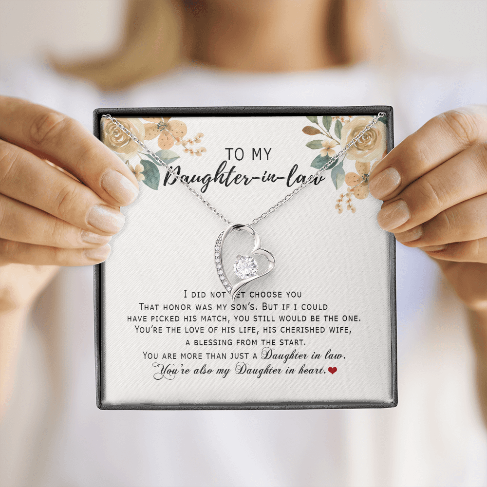 Daughter In Law - Daughter In Heart Forever Love Necklace SO181V