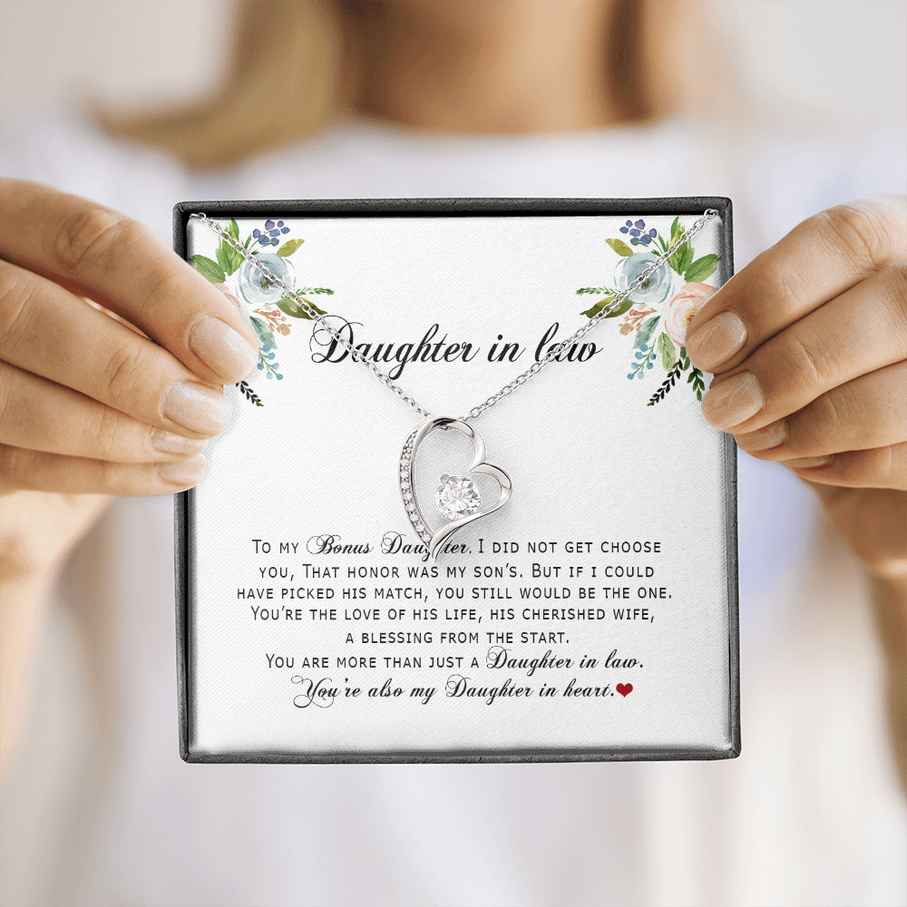 Daughter In Law - You Are Also My Daughter In Heart - Forever Love Necklace SO167V