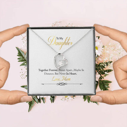To My Daughter - Together Forever - Forever Love Necklace SO156VW - Charming Present