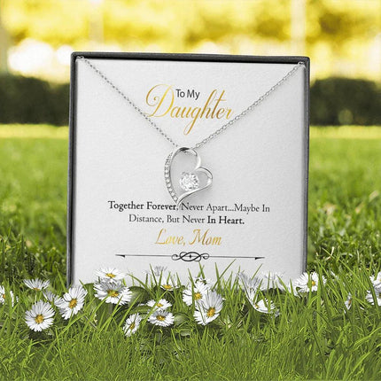 To My Daughter - Together Forever - Forever Love Necklace SO156VW - Charming Present