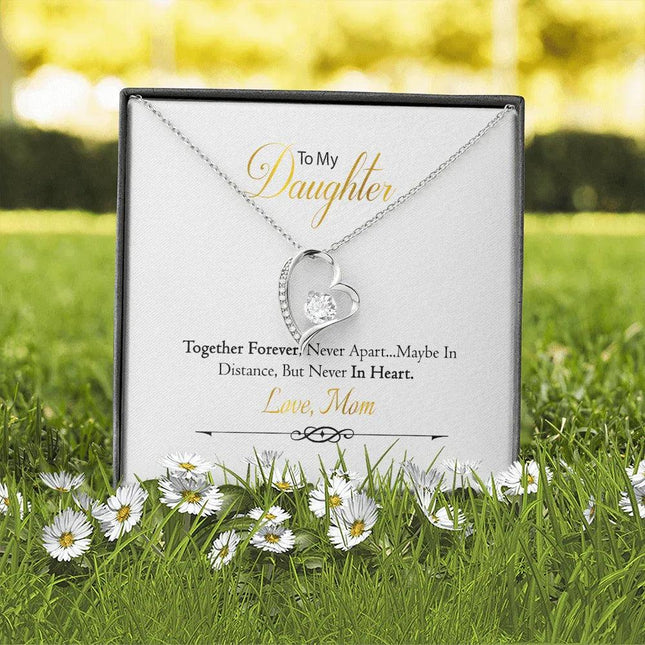 To My Daughter - Together Forever - Forever Love Necklace SO156VW - Charming Present