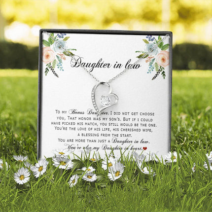 Daughter In Law - You Are Also My Daughter In Heart - Forever Love Necklace SO167V - Charming Present