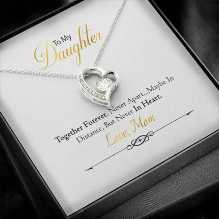 To My Daughter - Together Forever - Forever Love Necklace SO156VW - Charming Present